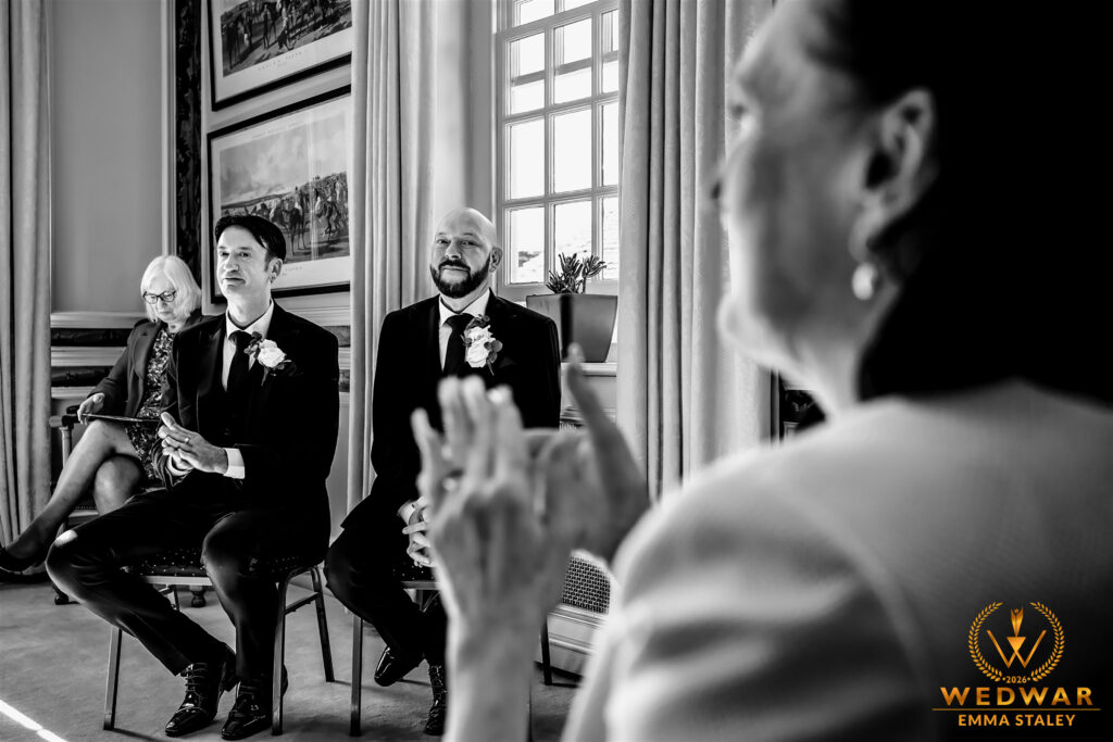 same sex ceremony eyes house Chichester award winning image