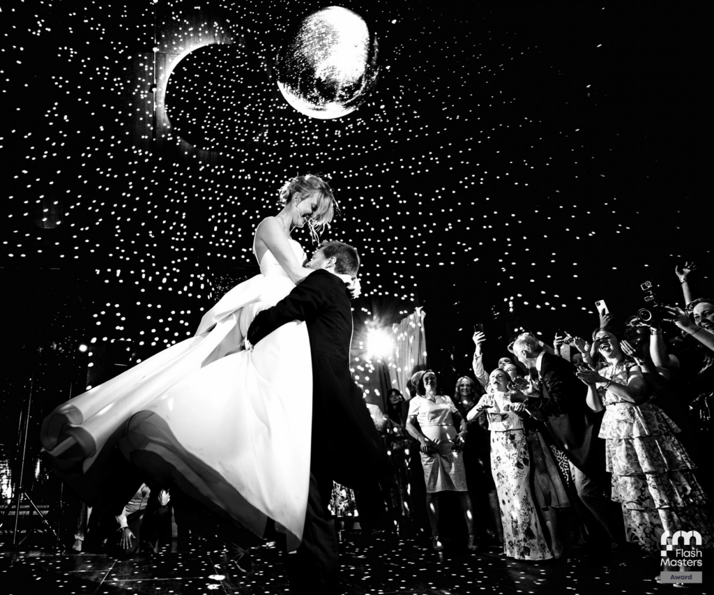 black and white first dance