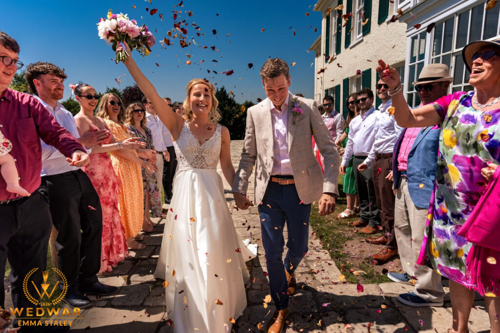 Confetti shot taken at Great Ballard School Chichester