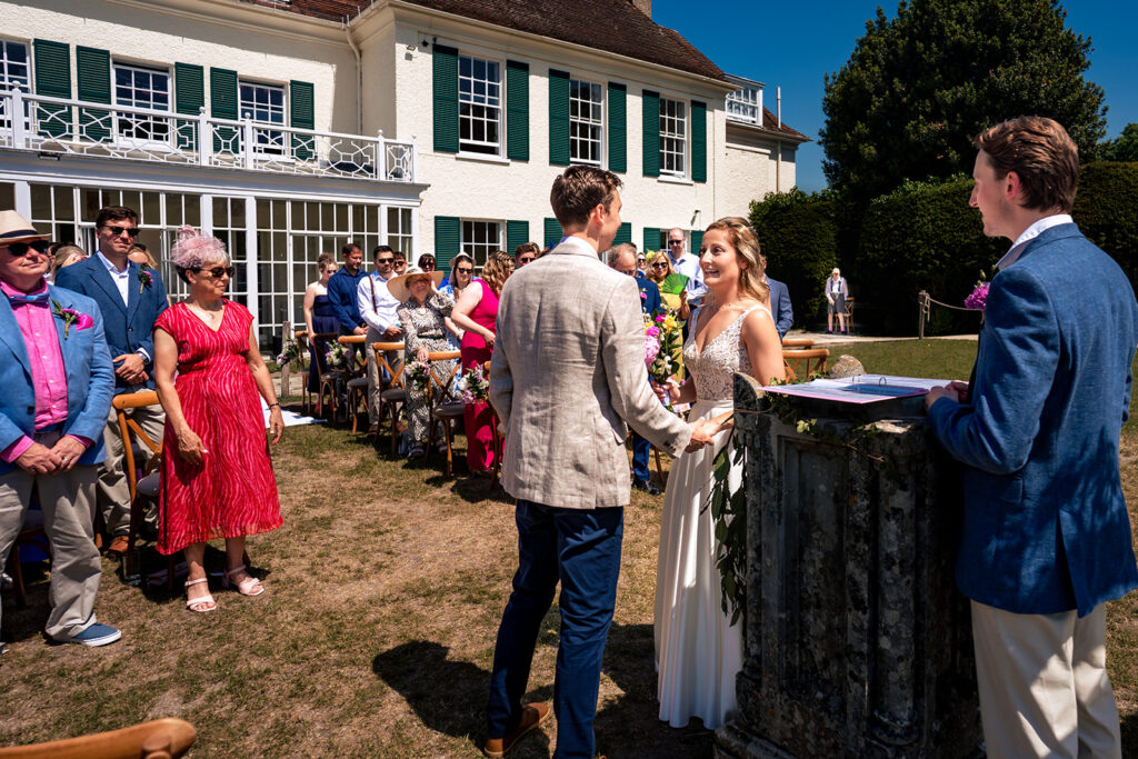 Great Ballard School outdoor ceremony Chichester 