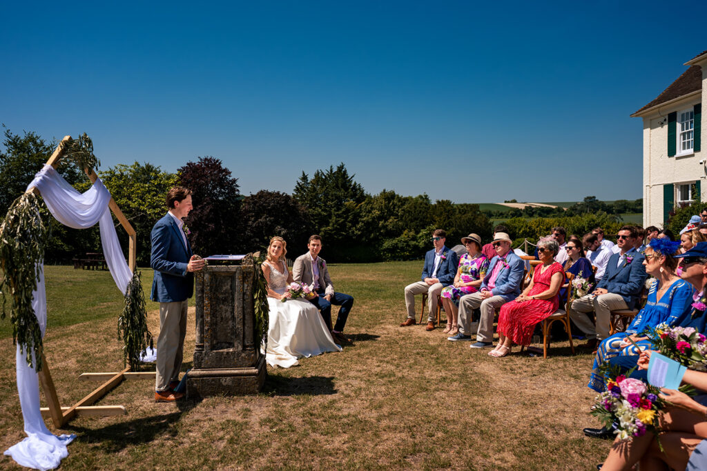 Great Ballard School outdoor ceremony Chichester 