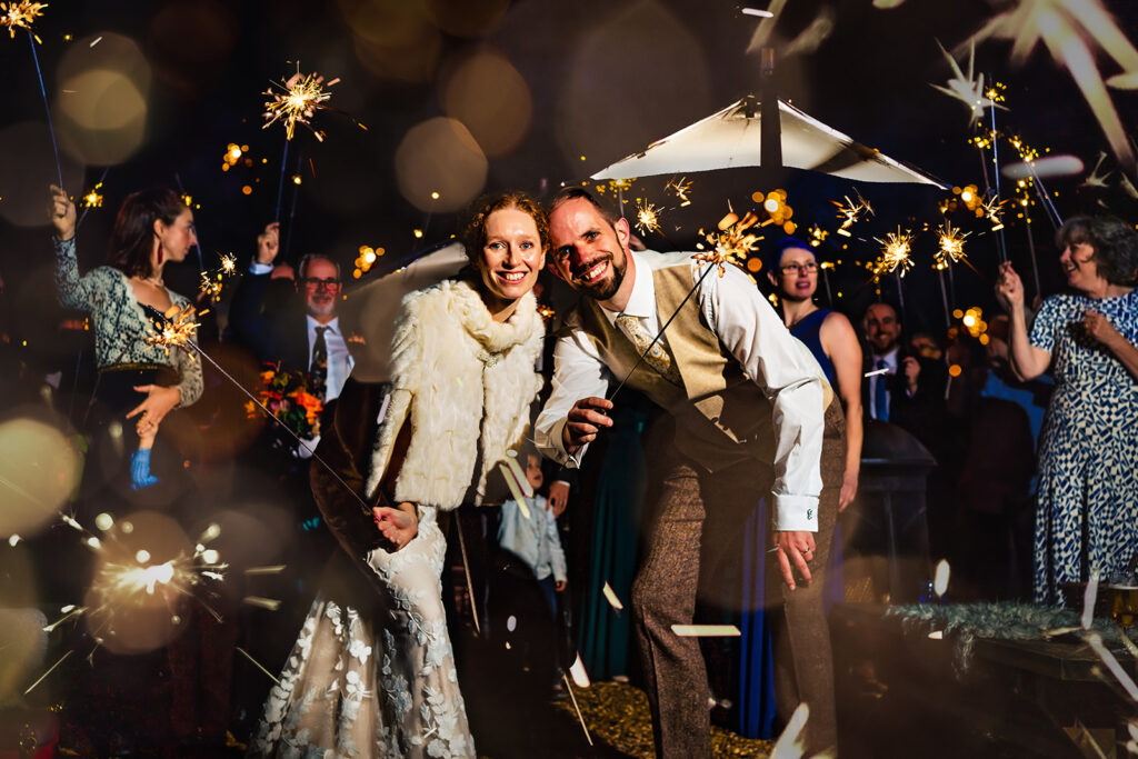 Guests on the dancefloor at Kimbridge Barn, Test Valley, Hampshire