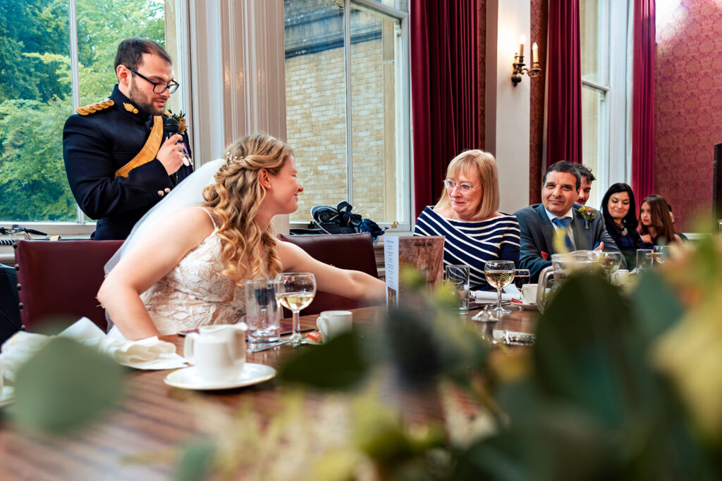 Speech at the top table at the Royal Military Academy Sandhurst