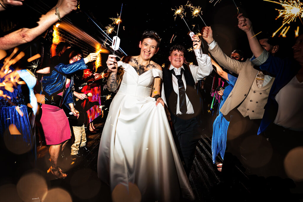 Packed dancefloor with flash at Newtown House Hotel, Hayling Island