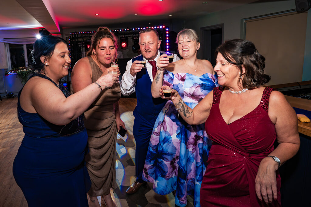 Guests on the dancefloor at The Churchillian, Portsdown Hill, Portsmouth