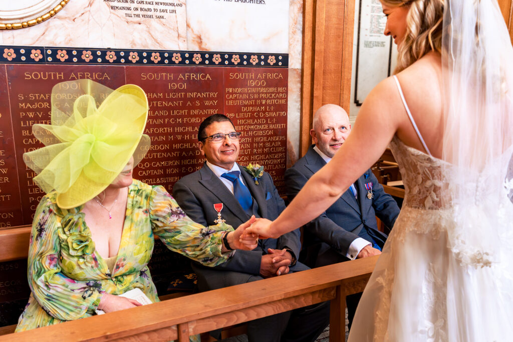 Exchanging rings at Royal Military Academy Sandhurst