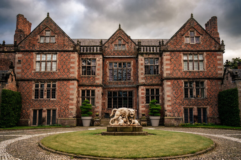 Dorfold Hall exterior at Dorfold Hall, Cheshire