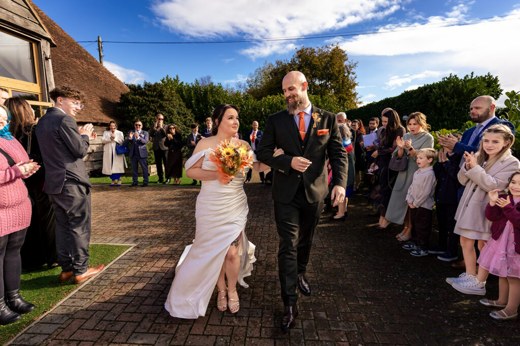 Confetti for the newlyweds at Skylark Golf and Country Club, Whiteley