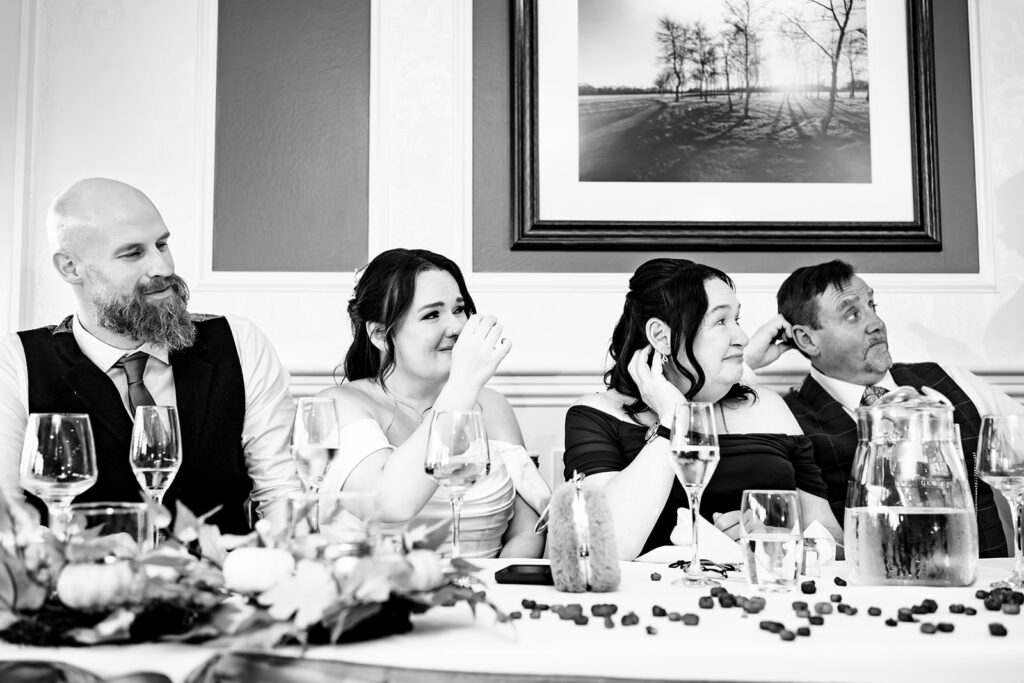 Speeches, black and white at Skylark Golf and Country Club, Whiteley